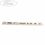 FOCUS MK2 FIESTA MK5 SPORT TAILGATE NAME PLATE BADGE EMBLEM