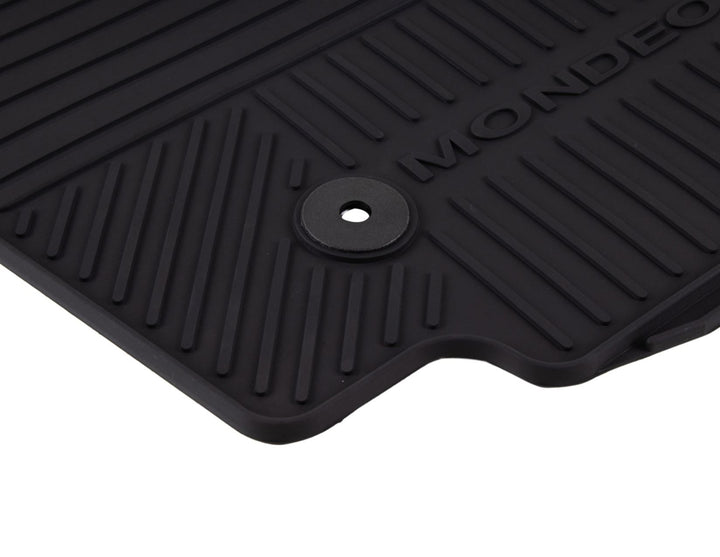 MONDEO 09/2010-08/2014 RUBBER FLOOR MATS FRONT,BLACK