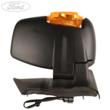 TRANSIT MK8 N/S DOOR MIRROR HOUSING & GLASS LARGE HEAD 14-