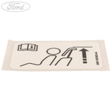 SEAT OPERATION DECAL