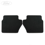 FIESTA ST REAR CONTOUR FLOOR MATS VELOUR 2012-2019