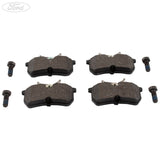 FIESTA MOTORCRAFT REAR BRAKE PADS AXLE SET ECOBOOST