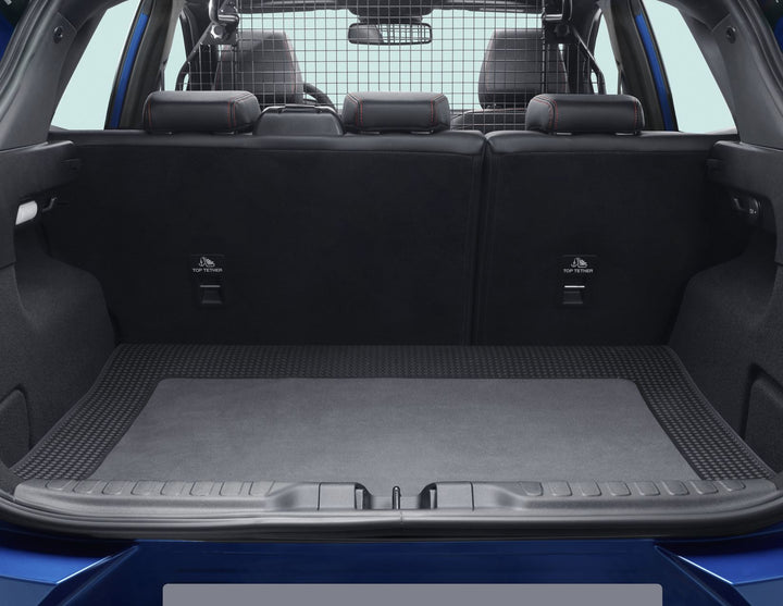 PUMA REAR CARPET BOOT LINER LOAD COMPARTMENT MAT BLACK WITH LOGO & FOLD OUT FUNCTION 2019 - ONWARD