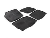 MONDEO SET OF FRONT AND REAR RUBBER FLOOR MATS, BLACK, 2014 - 2018
