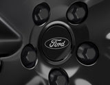 CENTRE CAP BLACK WITH OVAL LOGO SINGLE 50MM FRONT REAR 15