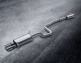 FIESTA REMUS* SPORTS EXHAUST SYSTEM STAINLESS STEEL, WITH CHROMED TWIN TAIL PIPES 2012-2017