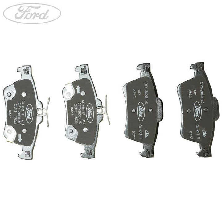 Complete Brake Kit For 2012-2018 Ford Focus - Front & Rear Drilled/Slotted Rotors & Ceramic Pads