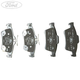 FOCUS REAR BRAKE PADS FOR VENTED DISC 2014-2019