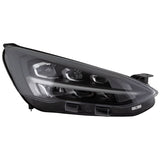 FOCUS O/S DRIVER SIDE LED HEADLIGHT HEADLAMP + BLACK BEZEL
