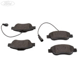KA TDCI MOTORCRAFT FRONT BRAKE PAD AXLE SET 75 BHP