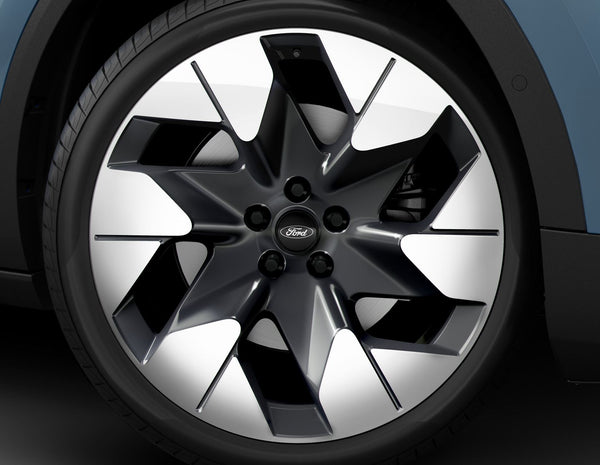 thumbnail image 2 of Gloss Black Wheel Skin For 2020-2024 Ford Explorer XLT – 18 Inch, Pacific Rim & Trim 8202-GB 2 of 5