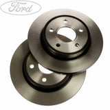CMAX MK2 CMAX FOCUS MK2 REAR SOLID BRAKE DISC PAIR 265MM