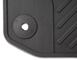 TOURNEO CUSTOM 02/2018-09/2023 RUBBER FLOOR MATS REAR,BLACK