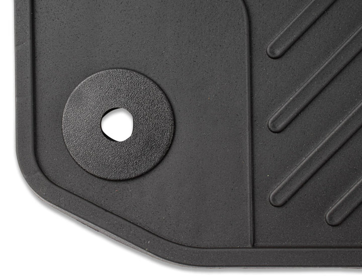 TOURNEO CUSTOM 02/2018-09/2023 RUBBER FLOOR MATS REAR,BLACK