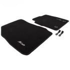 FIESTA VELOUR FLOOR MATS FRONT, BLACK 07/2008-02/2011