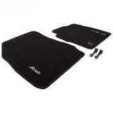 FIESTA VELOUR FLOOR MATS FRONT, BLACK 07/2008-02/2011