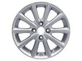 SET OF 4 ALLOY WHEELS WITH FITTING  05/2017