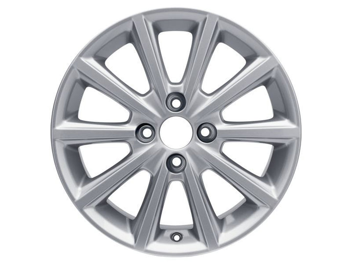SET OF 4 ALLOY WHEELS WITH FITTING  05/2017
