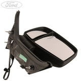 TRANSIT MK8 N/S DOOR MIRROR HOUSING & GLASS LARGE HEAD 14-