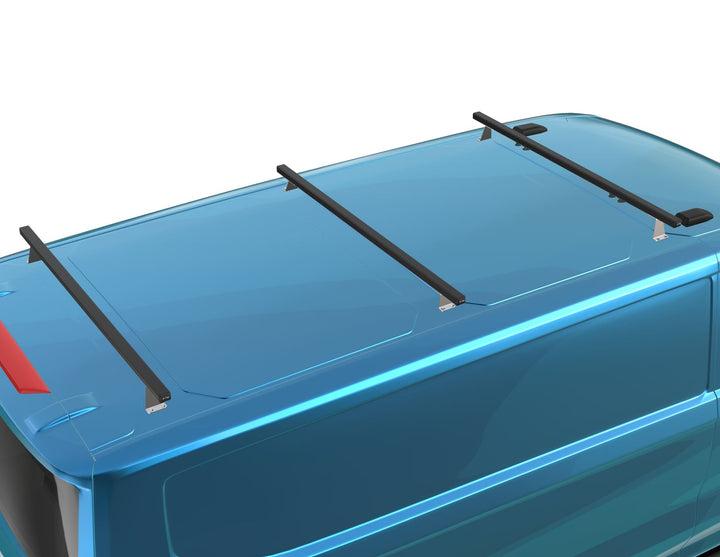 FORD TOURNEO/TRANSIT CUSTOM Q-TOP® (Q-TECH)* ROOF BASE CARRIER WITH SET OF 3 ROOF CROSSBARS