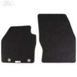 C-MAX FRONT FLOOR MATS VELOUR GREY WITH BRACKET 2010-12