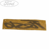 FIESTA FIESTA NAME PLATE BADGE EMBLEM