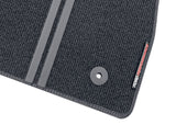FIESTA & FIESTAVAN PERFORMANCE FLOOR MATS FRONT, BLACK WITH FORD PERFORMANCE LOGO, 2017 - ONWARD