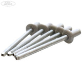 Metal Blind Rivet x5 Set Of Five Silver W525100-S427
