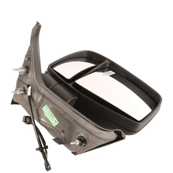 TRANSIT MK8 N/S DOOR MIRROR HOUSING & GLASS LARGE HEAD 15-