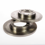TRANSIT MK7 REAR SOLID BRAKE DISCS 284MM PAIR TWIN AXLE