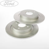 FOCUS RS MK1 REAR SOLID BRAKE DISC 280MM PAIR 4 STUD