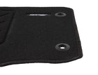 FIESTA VELOUR FLOOR MATS FRONT, BLACK 07/2008-02/2011