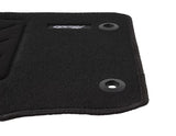 FIESTA VELOUR FLOOR MATS FRONT, BLACK 07/2008-02/2011