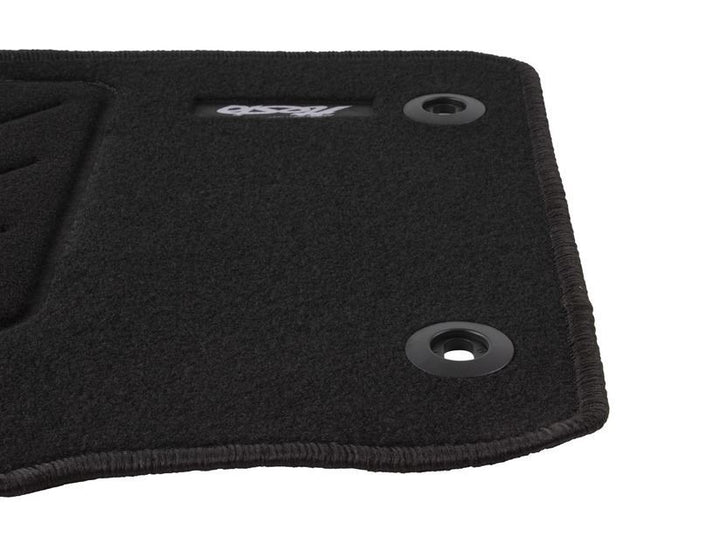 FIESTA VELOUR FLOOR MATS FRONT, BLACK 07/2008-02/2011
