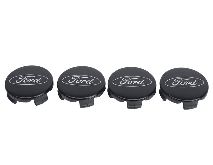 MUSTANG FOCUS EDGE FIESTA SINGLE 54MM CENTRE CAP WHEEL BLACK WITH OVAL LOGO 2015-2024