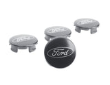 MUSTANG FOCUS EDGE FIESTA SINGLE 54MM CENTRE CAP WHEEL BLACK WITH OVAL LOGO 2015-2024