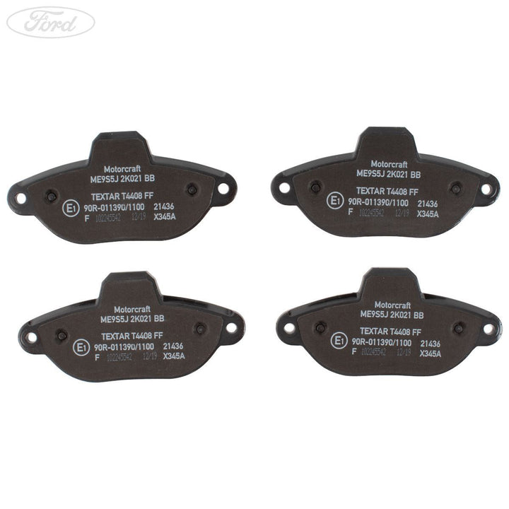 KA 1.2 MPI Motorcraft Front Brake Pads Set 2009-2016