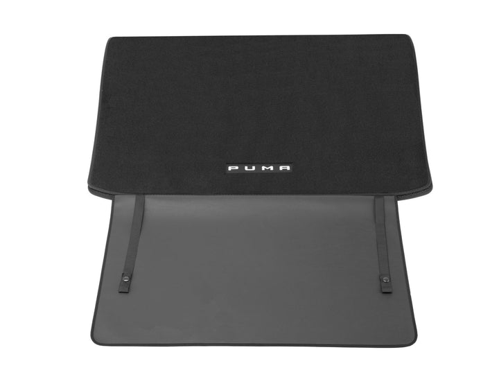 PUMA REAR CARPET BOOT LINER LOAD COMPARTMENT MAT BLACK WITH LOGO & FOLD OUT FUNCTION 2019 - ONWARD