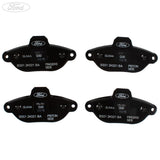 FRONT KA 1.2 FRONT BRAKE PAD AXLE SET + WEAR SENSOR