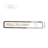 TRANSIT TRANSIT PULL TO OPEN INSTRUCTION DECAL
