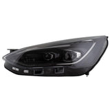 FOCUS PASSENGER SIDE LED HEADLIGHT HEADLAMP BLACK BEZELS 20