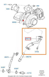 MONDEO GALAXY DURATORQ 2.2L TURBO UPPER CONNECTING HOSE