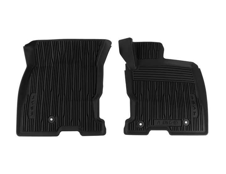 KUGA FRONT RUBBER FLOOR MATS, TRAY STYLE WITH RAISED EDGES & KUGA LOGO, PHEV ONLY, BLACK 2020 - ONWARD