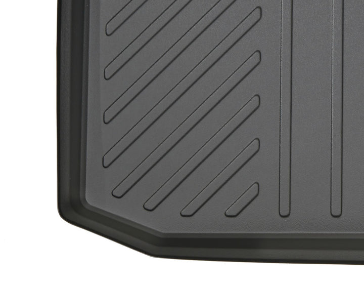 FIESTA BOOT LINER TRAY STYLE WITH RAISED EDGES, TO FIT UNDERNEATH SECOND LOAD FLOOR, BLACK WITH FIESTA LOGO, 2012-2017
