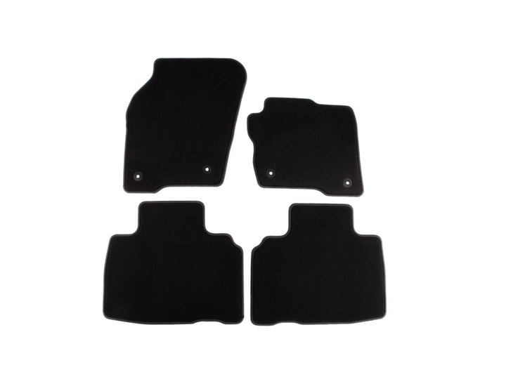 EDGE FROM 01/2016 VELOUR FLOOR MATS PREMIUM,FRONT AND REAR,BLACK