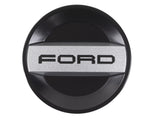 CENTER CAP BLACK,WITH FORD LETTERING