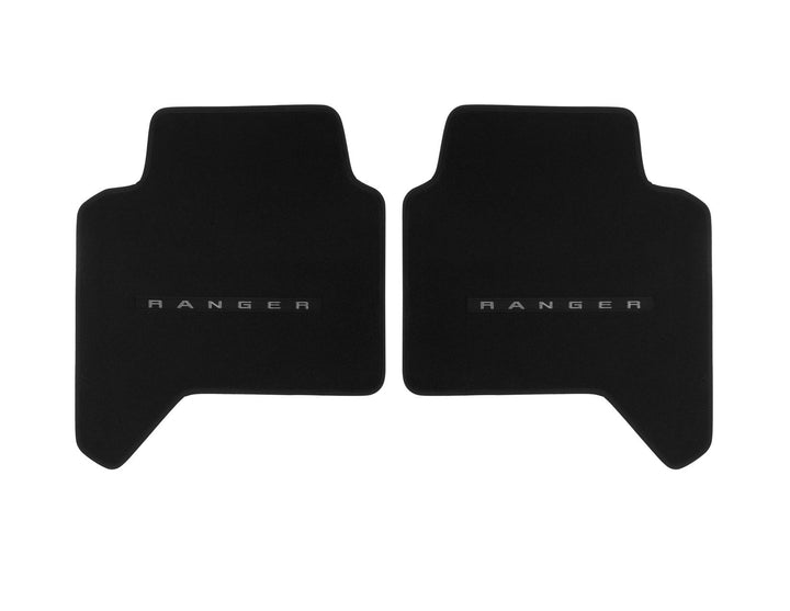 RANGER 01/2012-01/2019 VELOUR FLOOR MATS REAR,BLACK