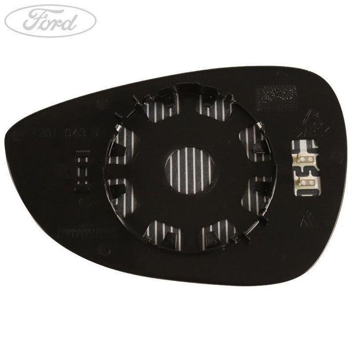FIESTA O/S DOOR REAR VIEW MIRROR GLASS HEATED 2016-