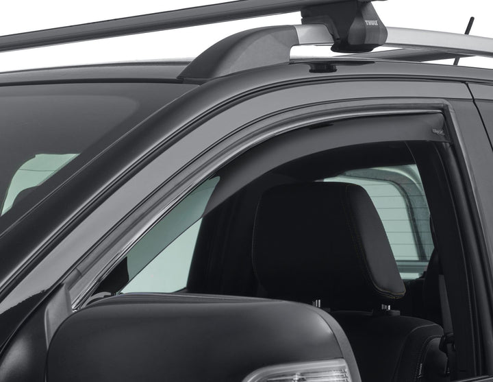 RANGER DOUBLE CAB CLIMAIR®* WIND DEFLECTORS FOR FRONT DOOR WINDOWS, BLACK, 2012 - ONWARD