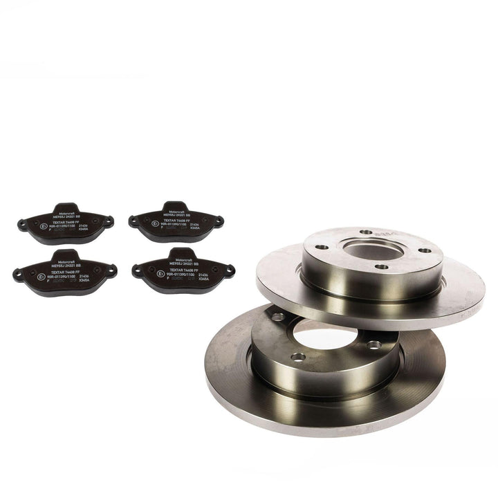 KA 1.2I FRONT BRAKE DISCS & PADS SET SOLID 240MM 2008-2016